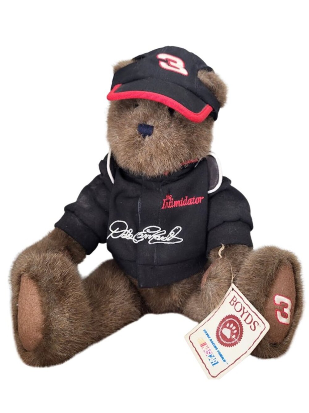 BOYDS BEARS Vintage With Tags 2004 Dale Earnhardt #3 The Intimidator Plush Bear